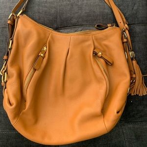 Vince Camuto tan leather bag